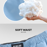 HIELABS boxers with ultra-breathable cotton fabric and soft elastic waistband for all-day comfort.